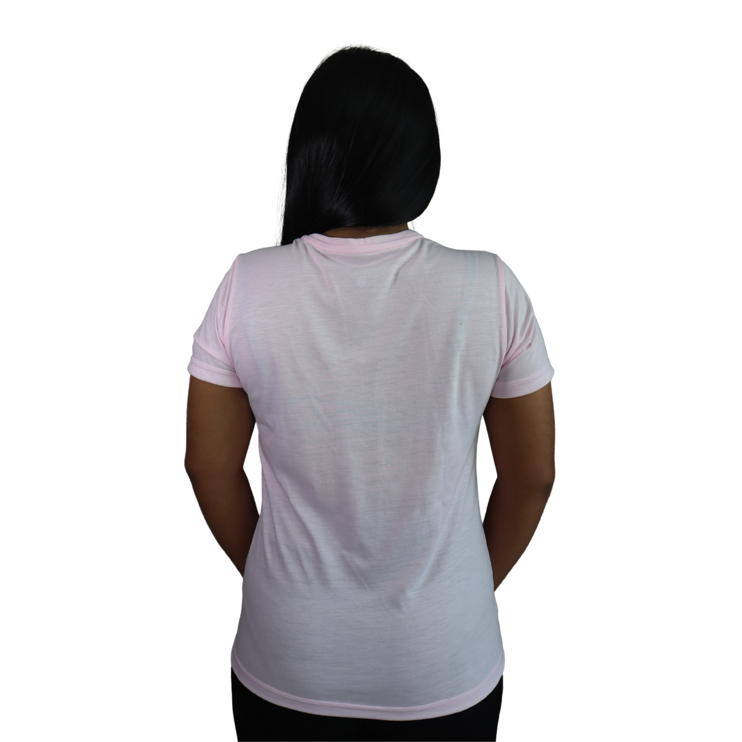 3 Camiseta feminina MotoPônei malha pv rosa - Imagem 3