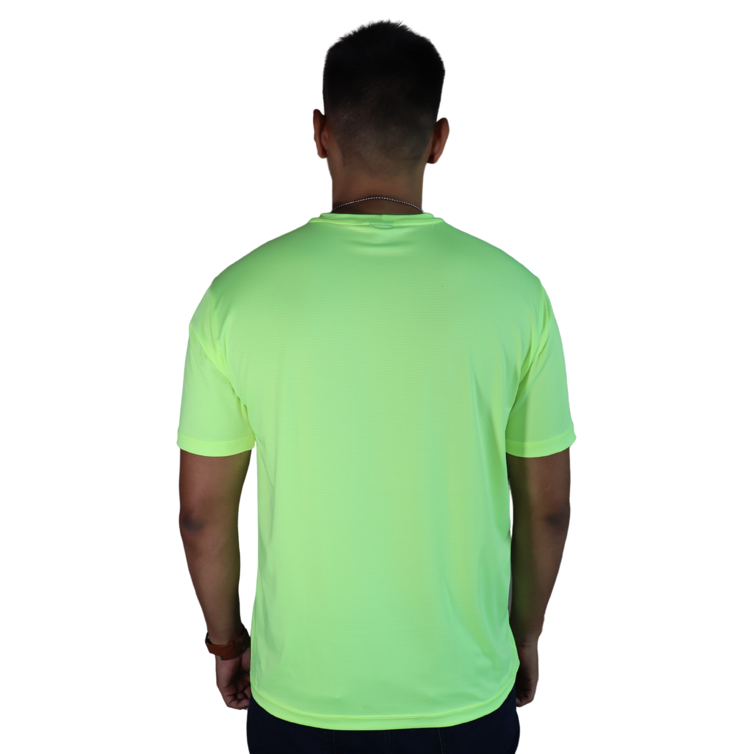 3 Camiseta masculina com vivos pedala que passa dry plus verde limão - Imagem 3