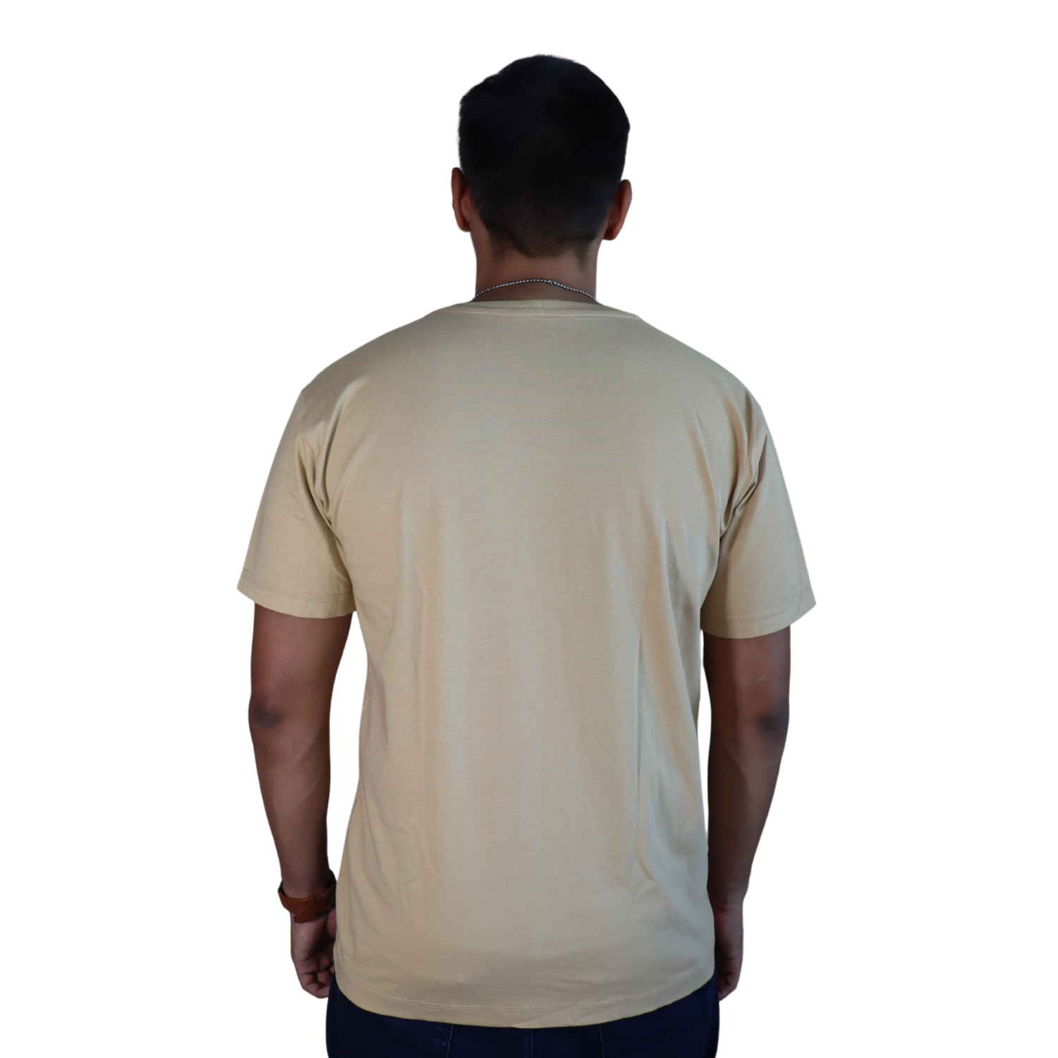 3 Camiseta masculina Good Design algodão menegotti cáqui - Imagem 3