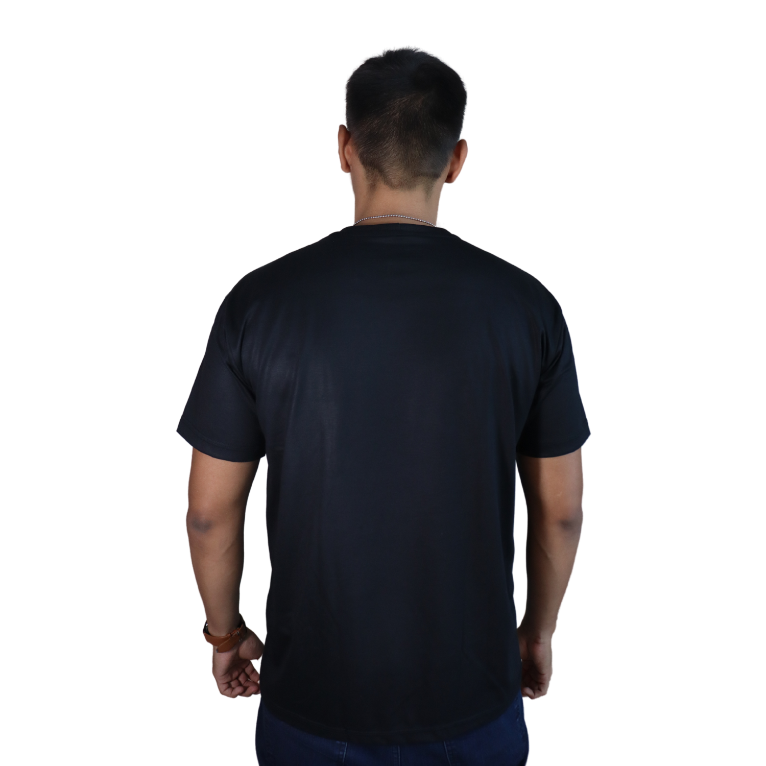 3 Camiseta masculina Não fazer nada é uma escolha malha pes preto - Imagem 3