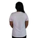 Camiseta feminina Gratidão malha pv rosa - Imagem 3