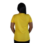 Camiseta feminina Hino nacional cacharrel amarelo ouro - Imagem 3