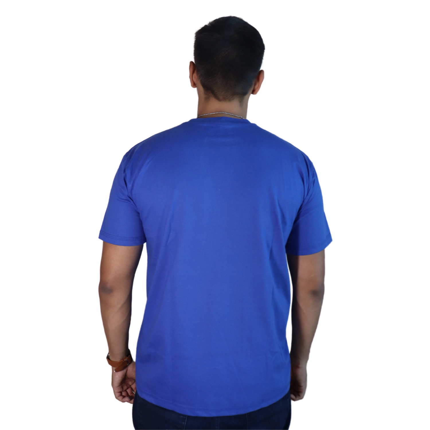 3 Camiseta masculina Sonhe grande algodão menegotti azul royal - Imagem 3
