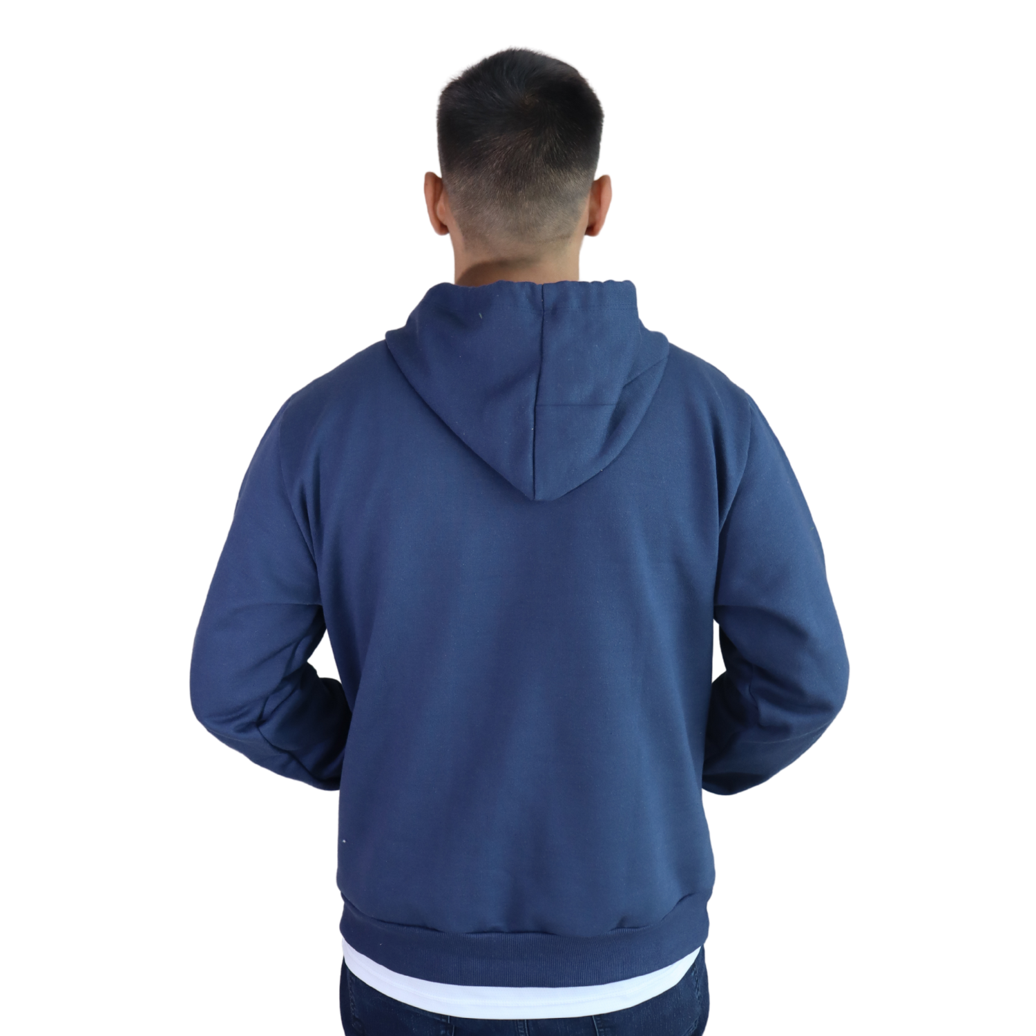 4 Agasalho masculino Rock moletom azul marinho - Imagem 4