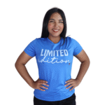 Camiseta feminina Limited edition aerodry azul celeste